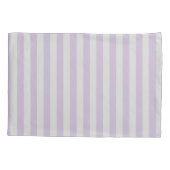 ラベンダーバタフライミュージックスタッフ&クロックヴィンテージ 枕カバー (裏面)