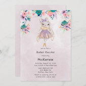 ラベンダーバニーラビットバレリサイタル 招待状 (正面/裏面)