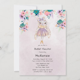 ラベンダーバニーラビットバレリサイタル 招待状