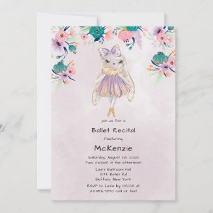 ラベンダーバニーラビットバレリサイタル 招待状