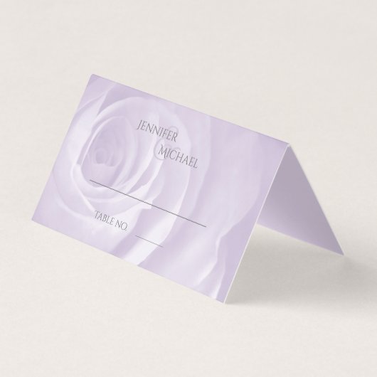 ラベンダーバラシンプルエレガントなウェディングゲストテーブル (正面)