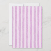 ラベンダーバラフローラ結婚式招待状 招待状 (裏面)