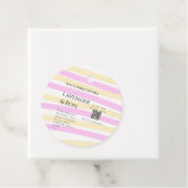 ラベンダーバラ大豆キャンドルビジネス追加q rコードテックス フェイバータグ (インサイチュ)