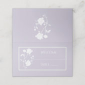 ラベンダーバラ披露宴座席表 プレイスカード (外部開封)