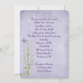 ラベンダーバラ誓の更新 招待状 (裏面)