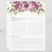 ラベンダーバラLGBTQ結婚のレシピ (正面/裏面)