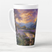 ラベンダーバレーアットドーン カフェラテマグ (左アングル)