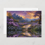 ラベンダーバレーアットドーン ポストカード (正面/裏面)