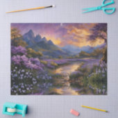 ラベンダーバレーアットドーン 薄葉紙 (クラフト)