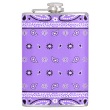 ラベンダーバンダナペイズリーカントリーヒップホップカウボーイ