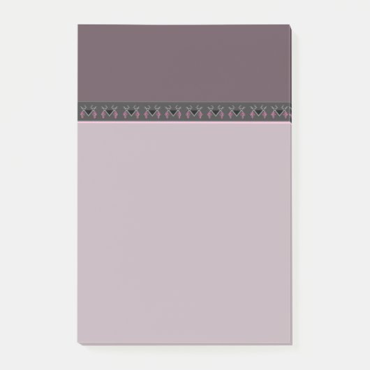 ラベンダーバーズインザヴィネヤードキリムオーナメント ポストイット (正面)