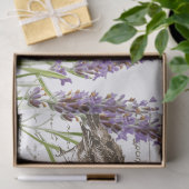 ラベンダーバードポストカードスフランスのクリプトの切り離し 薄葉紙 (ギフト)