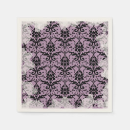 ラベンダーパステルソフトティーグランジパーティーナプキンス スタンダードカクテルナプキン