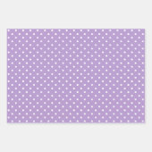 ラベンダーパターン包装紙シートセット ラッピングペーパーシート (正面3)