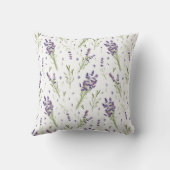 ラベンダーパターン クッション (裏面)