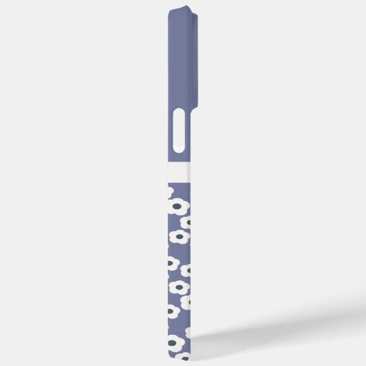 ラベンダーパーソナライズされたモダンレトロ花柄 Case-Mate iPhoneケース (裏面 / 右)