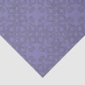 ラベンダーパーソナライズされた模様 薄葉紙 (詳細)