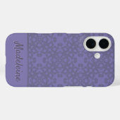 ラベンダーパーソナライズされた模様 Case-Mate iPhoneケース (裏面 (横))