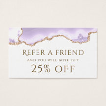 ラベンダーパープルアガート紹介カード