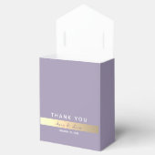 ラベンダーパープルウェディング フェイバーボックス (オープン)