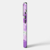 ラベンダーパープルウォーターフローラ パーソナライズされた Case-Mate iPhoneケース (裏面 / 左)