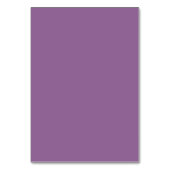 ラベンダーパープルエレガントフローラ結婚ズ テーブルナンバー (裏面)