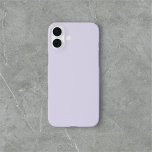 ラベンダーパープルシンプルミニマル iPhone 16 PLUSケース<br><div class="desc">ラベシンプル無地のンダー</div>