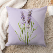 ラベンダーパープルソフトエレガントと クッション (ブランケット)