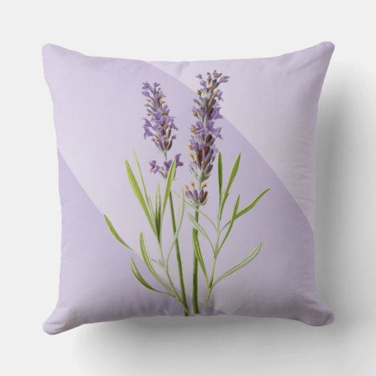 ラベンダーパープルソフトエレガントと クッション (裏面)