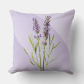 ラベンダーパープルソフトエレガントと クッション (正面)