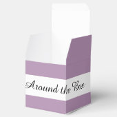 ラベンダーパープルハイエン無地のドカラー フェイバーボックス (オープン)