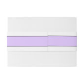 ラベンダーパープルバンドとイニシャル結婚ズ 招待状ベリーバンド (裏面例)