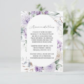 ラベンダーパープルピーニーフローラ囲い エンクロージャーカード (スタンド正面)