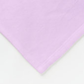 ラベンダーパープルユニコーン毛布 フリースブランケット (角)