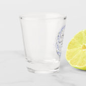 ラベンダーパープルリース独身最後の夜 ショットグラス (左)