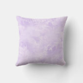 ラベンダーパープル抽象芸術羽毛パターン クッション (裏面)