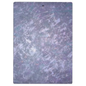 ラベンダーパープル抽象芸術 |メタリックブラシストローク クリップボード (裏面)