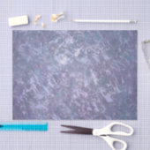 ラベンダーパープル抽象芸術 |メタリックブラシストローク 薄葉紙 (クラフト)