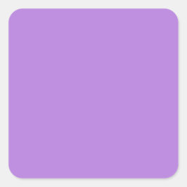ラベンダーパープル無地のカラー スクエアシール