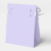 ラベンダーパープル ガーリー スクリプト モノグラム 名前 現代 フェイバーボックス (裏面サイド)