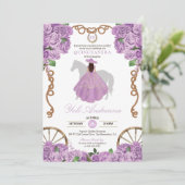 ラベンダーパープル シャラ キンセアニエラ 招待状 (スタンド正面)
