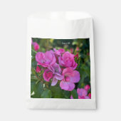 ラベンダーピンクのローズ フェイバーバッグ (正面)