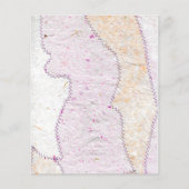 ラベンダーピンクオレンジ手作りステッチスクラップブック (正面)