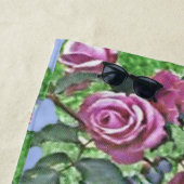 ラベンダーピンクローズブッシュビーチタオル ビーチタオル (インサイチュ)