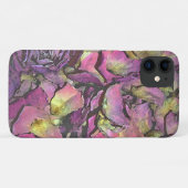 ラベンダーピンクローズ花びら水彩 Case-Mate iPhoneケース (裏面(横))