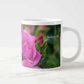 ラベンダーピンクローズ ジャンボコーヒーマグカップ (右)