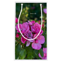 ラベンダーピンクローズ スモールペーパーバッグ