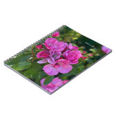 ラベンダーピンクローズ ノートブック (左側)