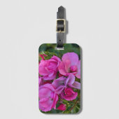 ラベンダーピンクローズ ラゲッジタグ (正面縦)