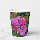 ラベンダーピンクローズ 紙コップ (正面)